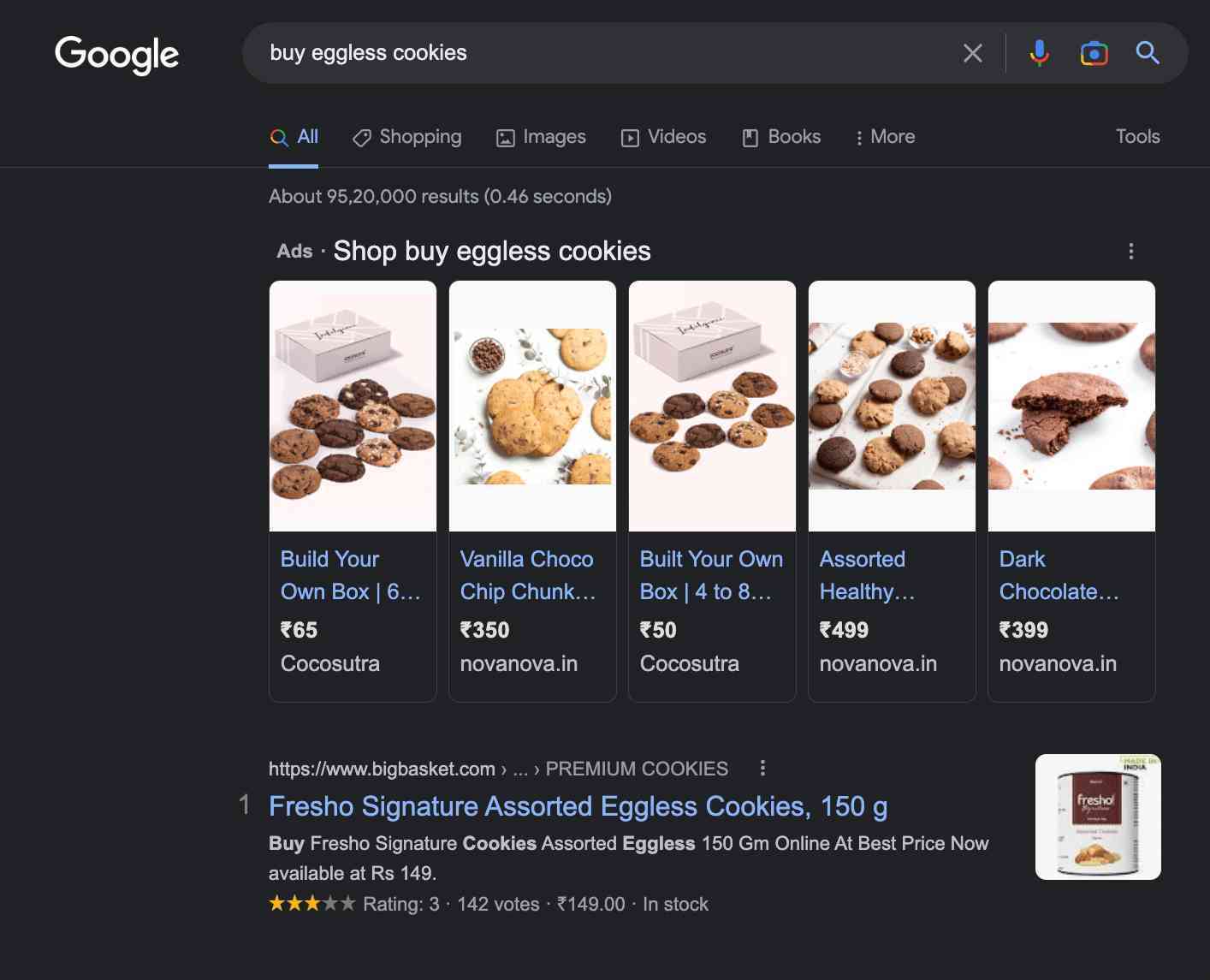 Result after Align Your Content to Meet Search Intent